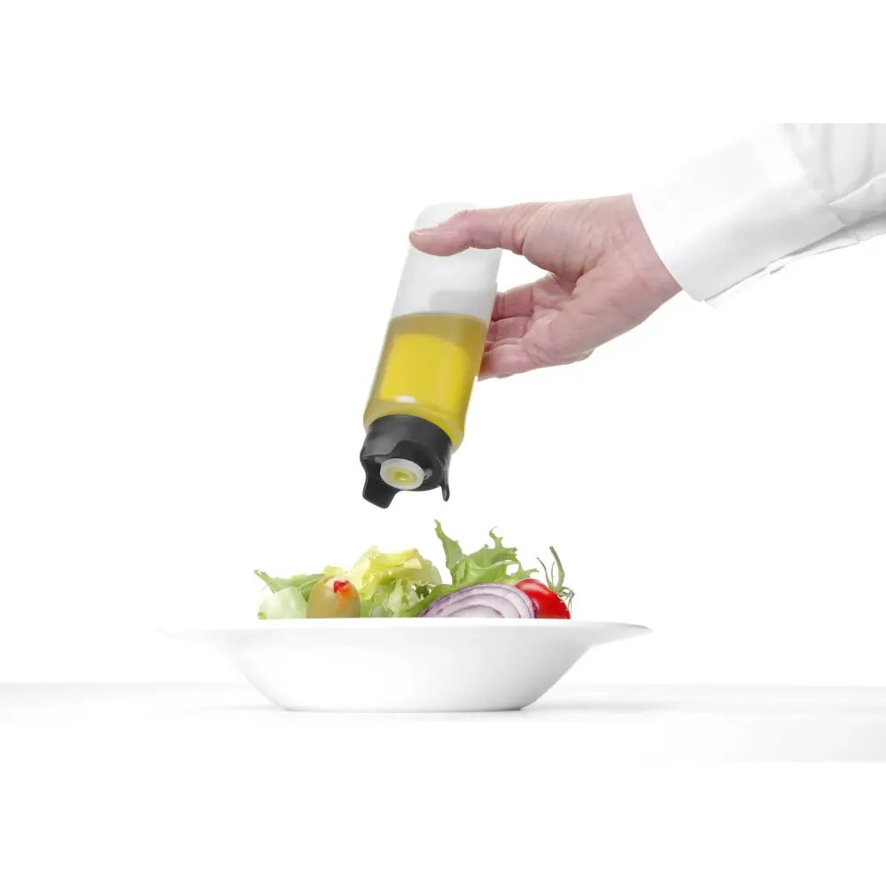 Bouteille doseuse de sauce anti-goutte 230 ml transparente (N558096)