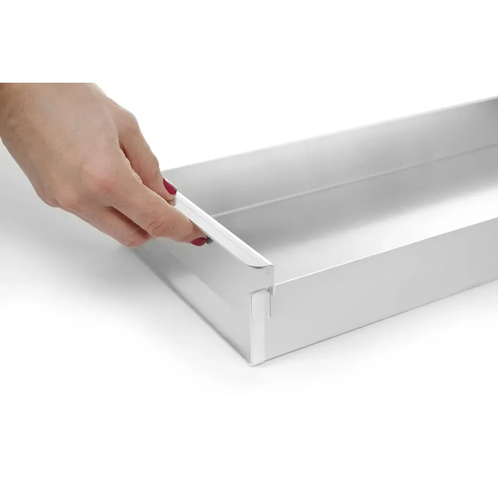 Plaque de cuisson avec panneau latéral amovible 580x200x(H)50 mm (689868)