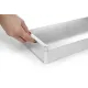 Plaque de cuisson avec panneau latéral amovible 580x200x(H)50 mm (689868)