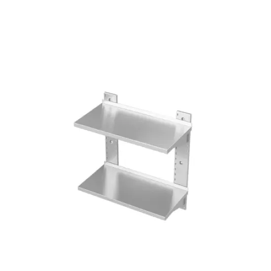 Étagères murales professionnelles à deux niveaux LSI2