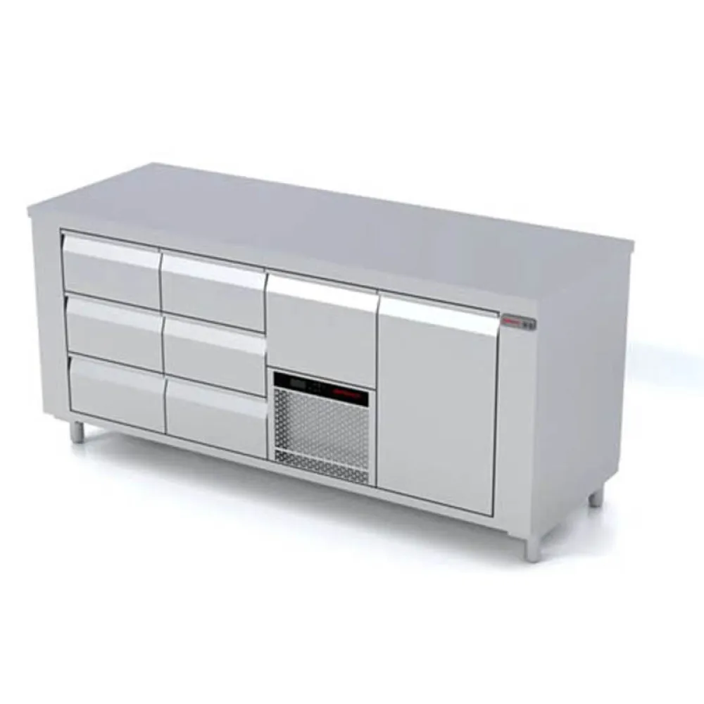 Table réfrigérée avec mécanisme de levage P345 1920 mm (FPR-E345-192/70/90)