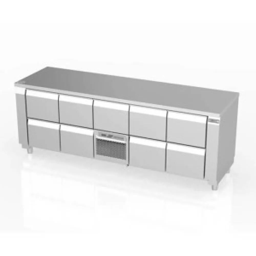 Table réfrigérée avec mécanisme de levage P414 2330 mm (FPR-E414-233/70/90)