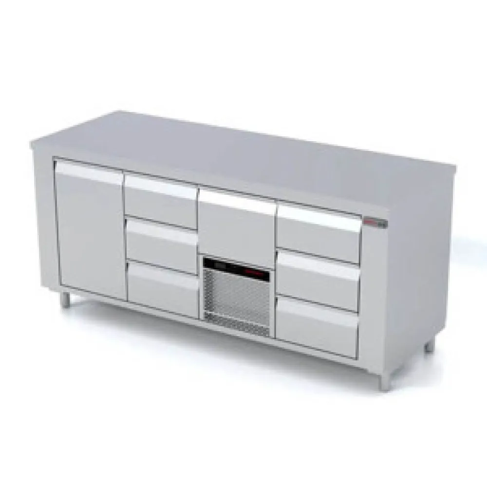 Table réfrigérée avec mécanisme de levage P439 2330 mm (FPR-E439-233/70/90)