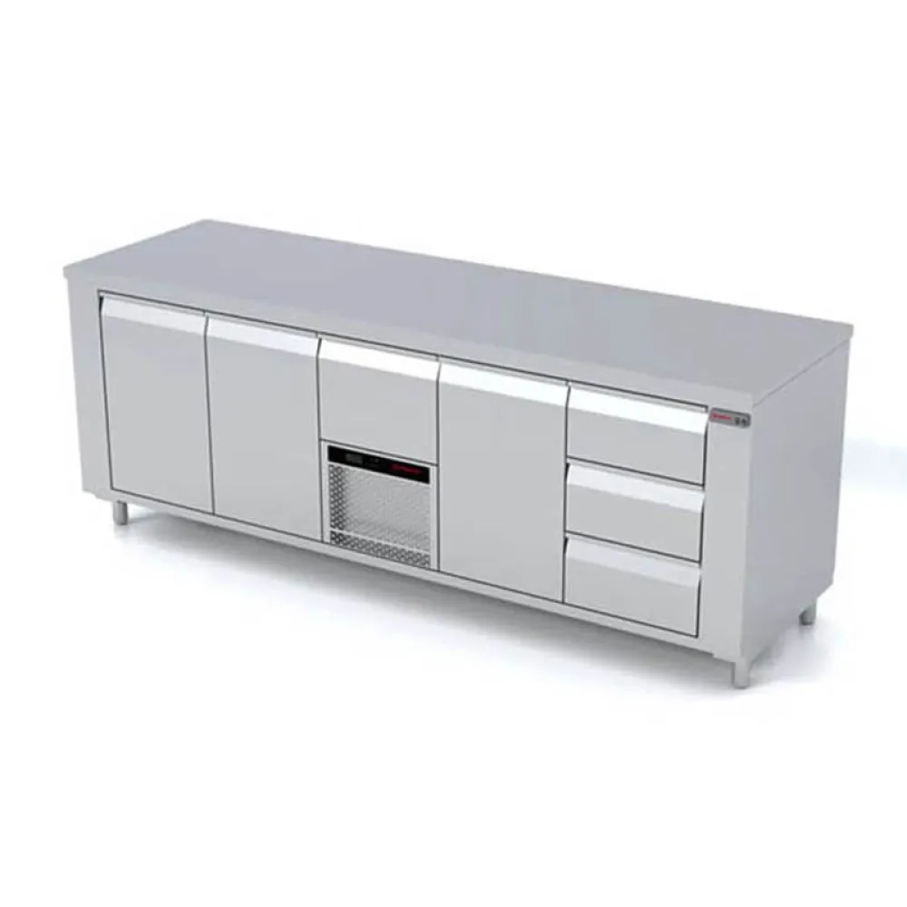 Table réfrigérée avec mécanisme de levage P444 2330 mm (FPR-E444-233/70/90)