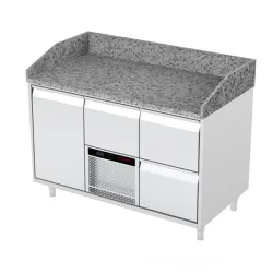 Réfrigérateur avec surface en granite P230 1300 mm