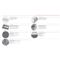 Comptoir de refroidissement avec plateau en granite P240 1300 mm