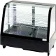 Vitrīna 100 l ar LED apgaismojumu, melna (852104)