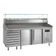 Pizza table with refrigerating display PT1310 (PT1310+VGVC38-200)