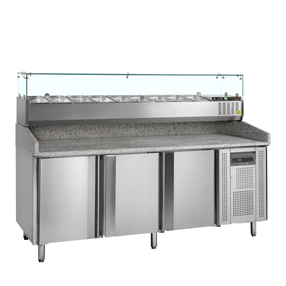 Pizza table with refrigerating display PT1300 (PT1300 + GVC38-200)