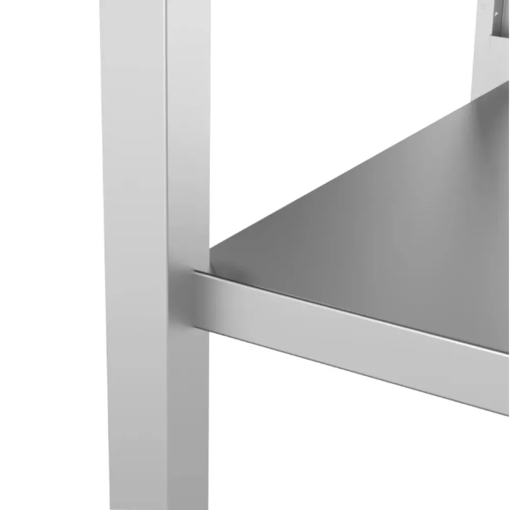 Table avec deux piscines et étagère 1500 (DV2-PLA-150/60/90)