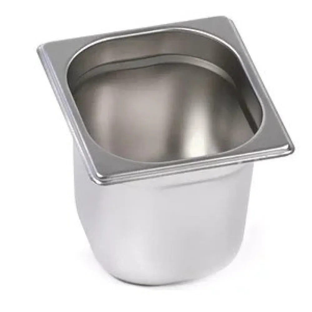 GN1/6 Récipient en acier inoxydable h-150 mm BASIC (116156)