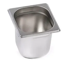 GN1/6 Récipient en acier inoxydable h-150 mm BASIC