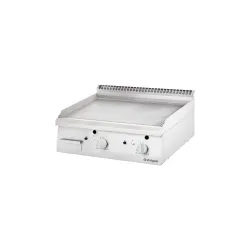 Electric grill ribbed 8.1 kW  chromed