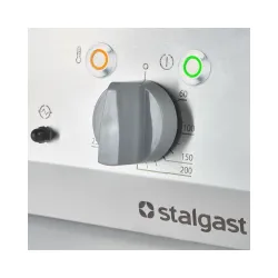 Electric grill smooth 8.0 kW chromed