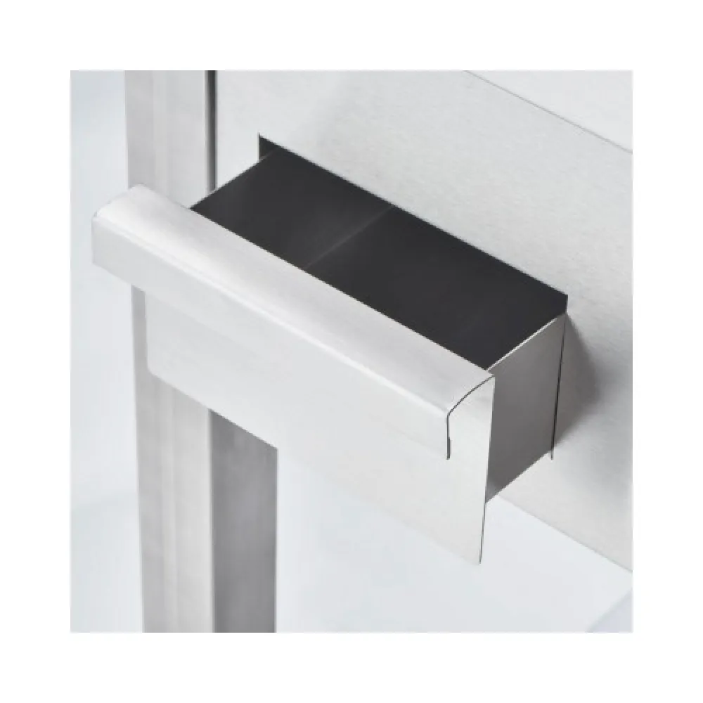 Electric grill smooth 8.0 kW chromed (9737100)