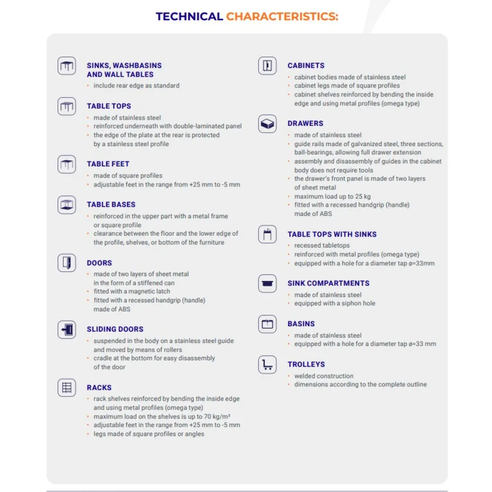 Wall table without shelf 400 (980016040)