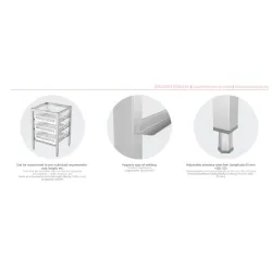 Frame for dishwasher baskets