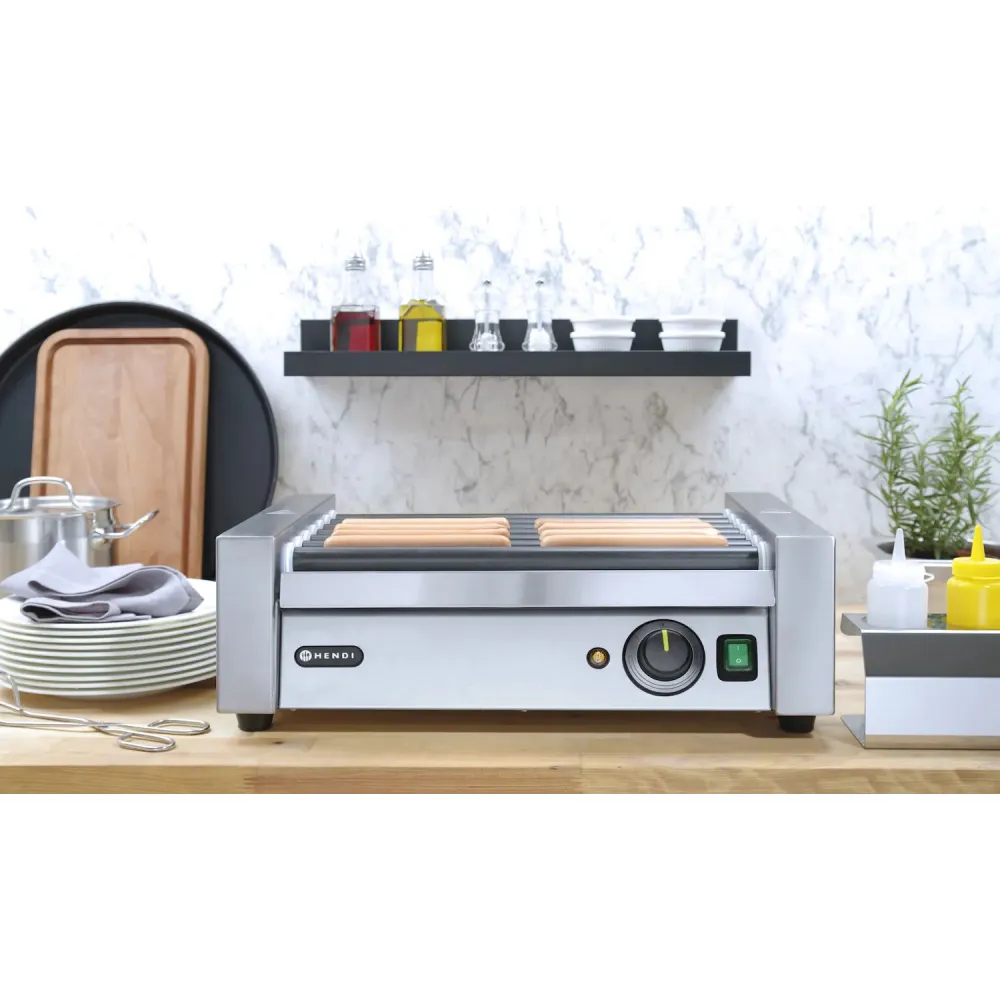 Revolving grill - 1 zone, 7 rouleaux (N268506)