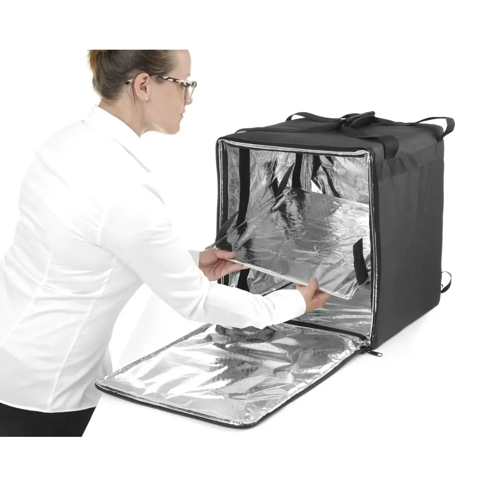 Sac à dos isotherme pour livraison de repas, noir 72,2 L (N709801)