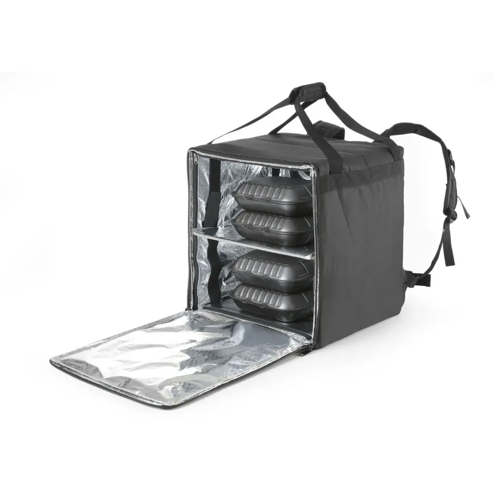Sac à dos isotherme pour livraison de repas, noir 72,2 L (N709801)