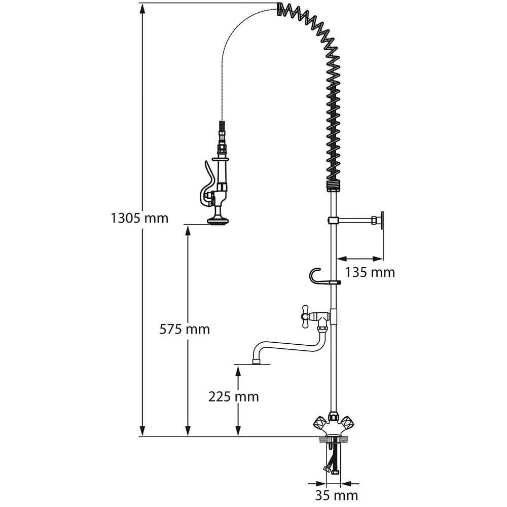 Mitigeur de douche à 1 sortie (651522)