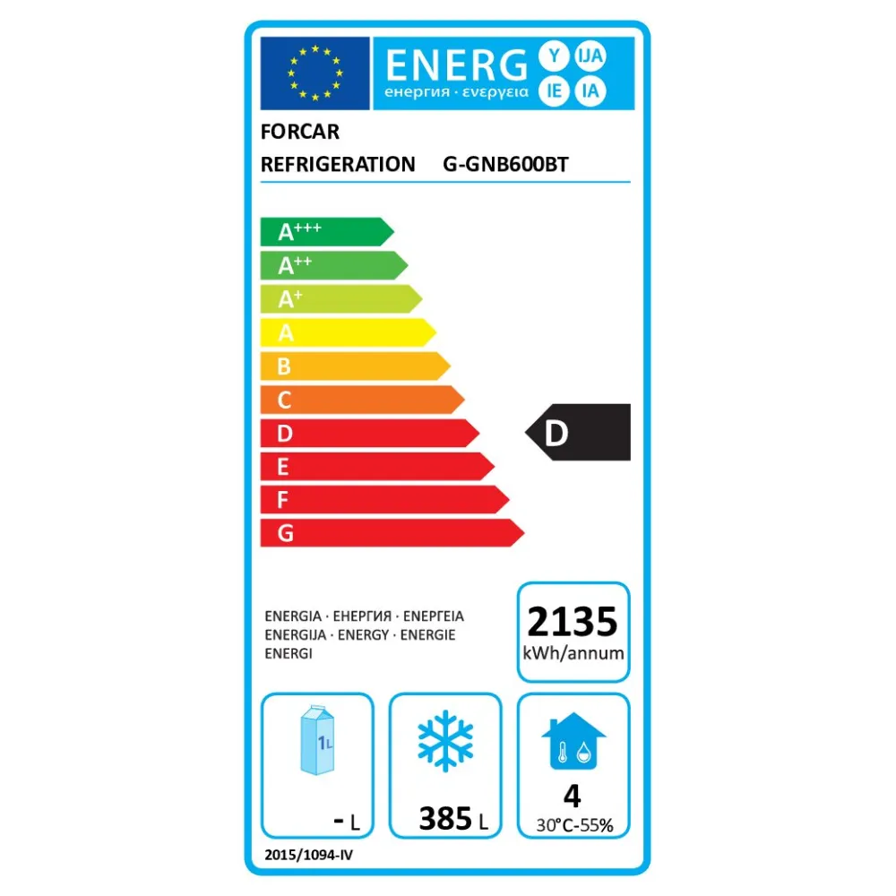 Congélateur Eco Line GN2/1 G-GNB600BT