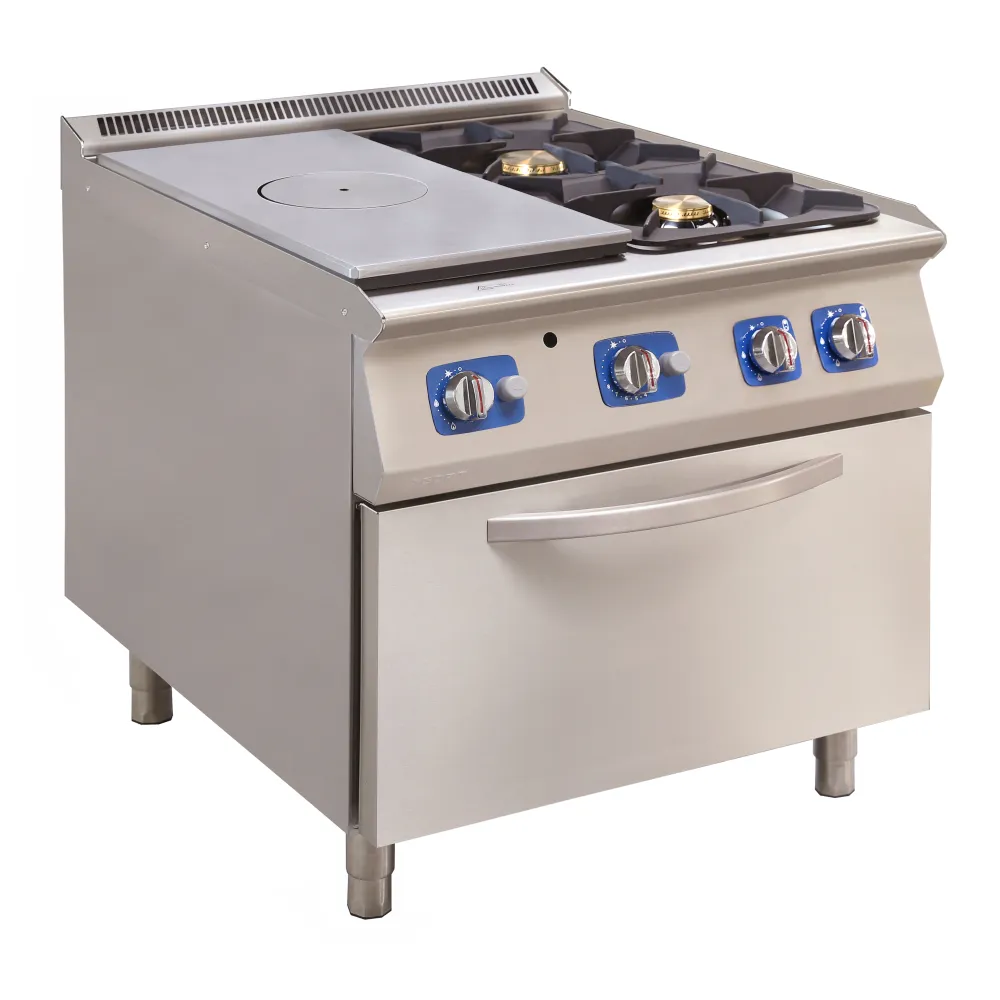 Table de cuisson à gaz avec four à gaz 30.1 KW (GT2110-080GV+V51)