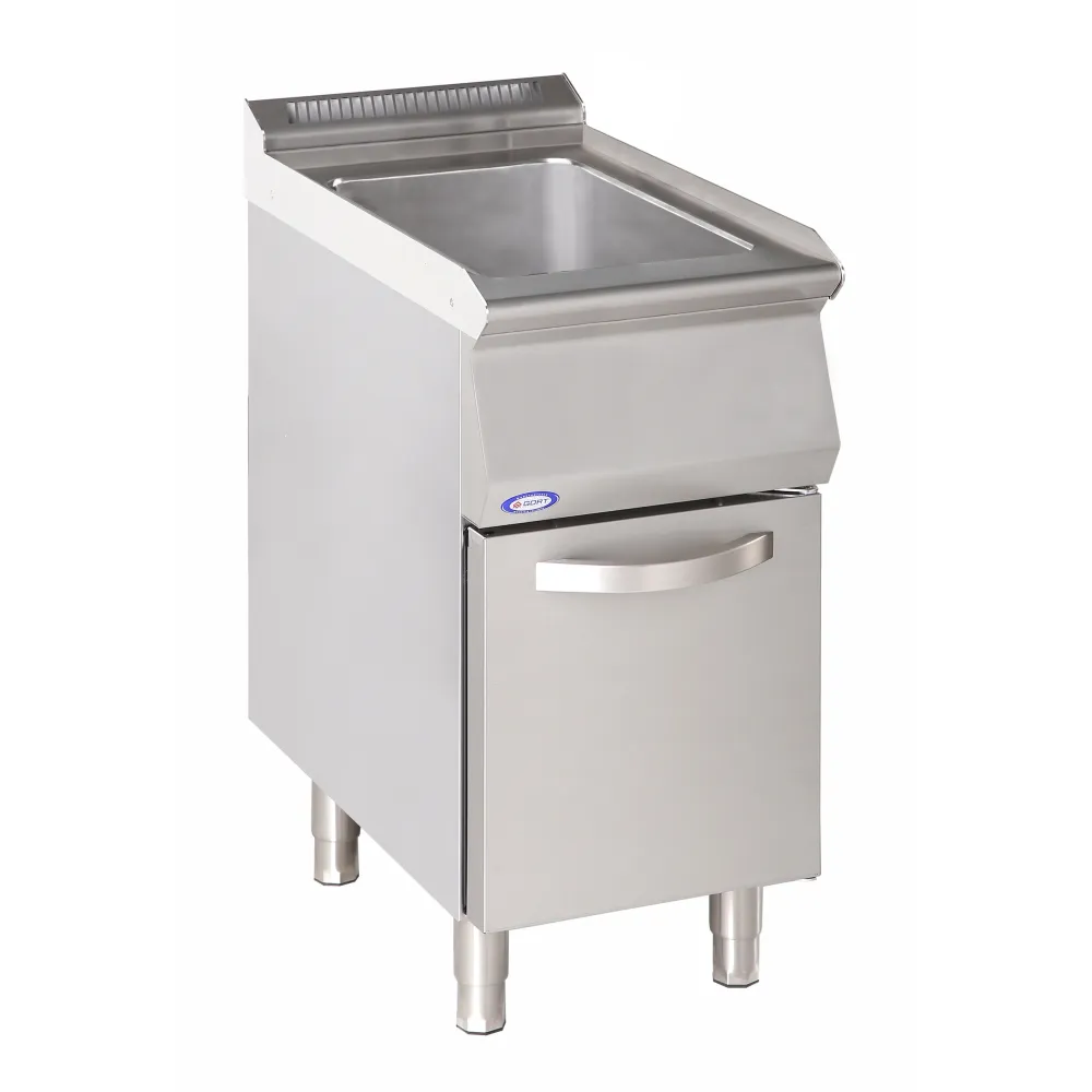 Table avec évier et porte battante 400 x 930 x 850 mm (GN0300-040GV+S03)