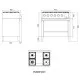 Range Cooker Panoramagic PM09FDS3 avec plaque de cuisson