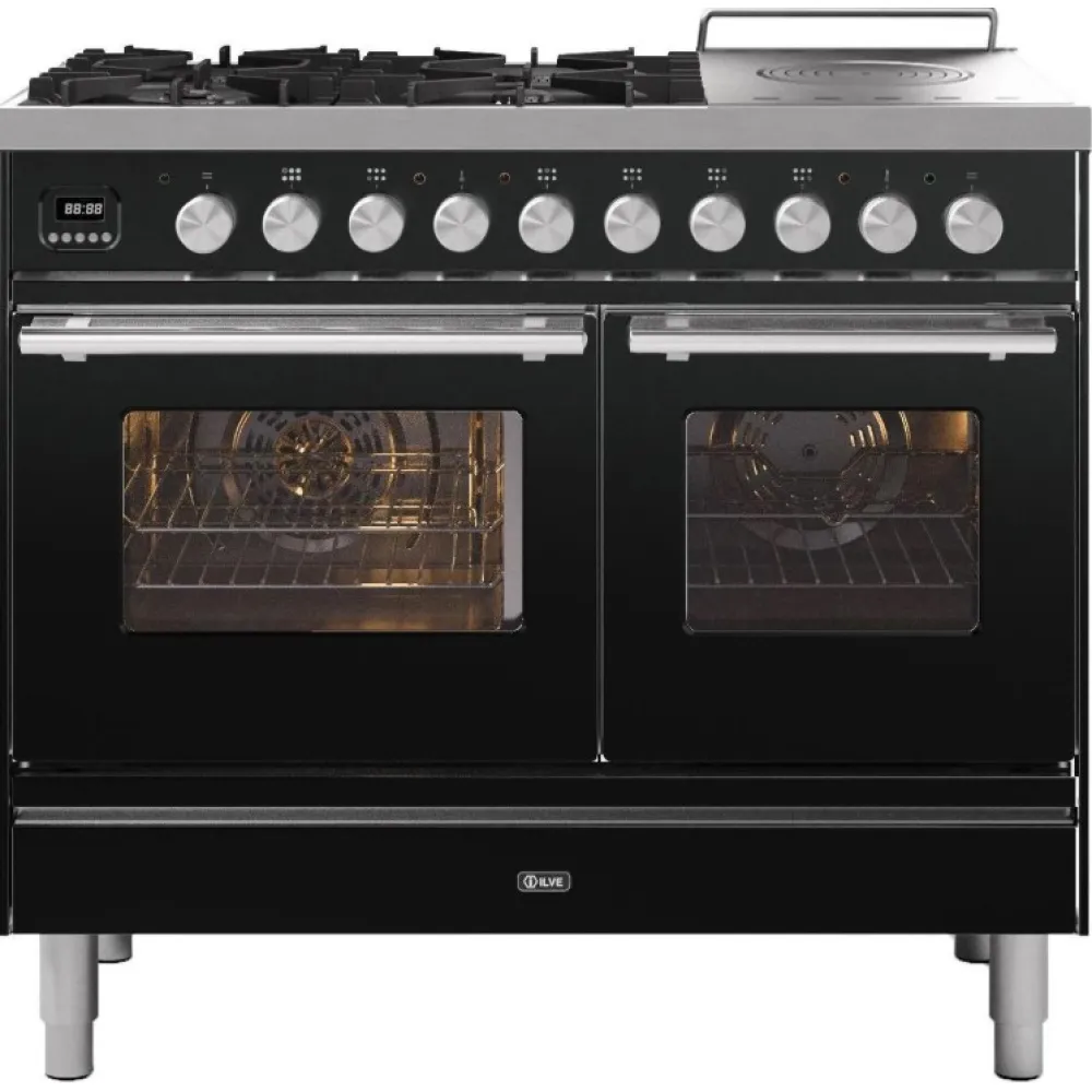 Cuisinière avec four Professional Plus 100 cm PD10IWE3 4 feux + 2 induction