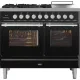Cuisinière avec four Professional Plus 100 cm PD10IWE3 4 feux + 2 induction