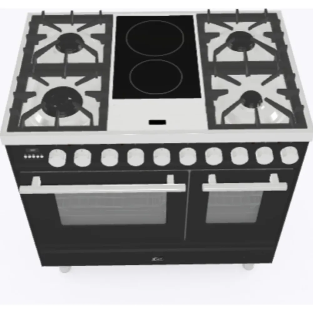 Cuisinière avec four Professional Plus 100 cm PD10IWE3 4 feux + 2 induction