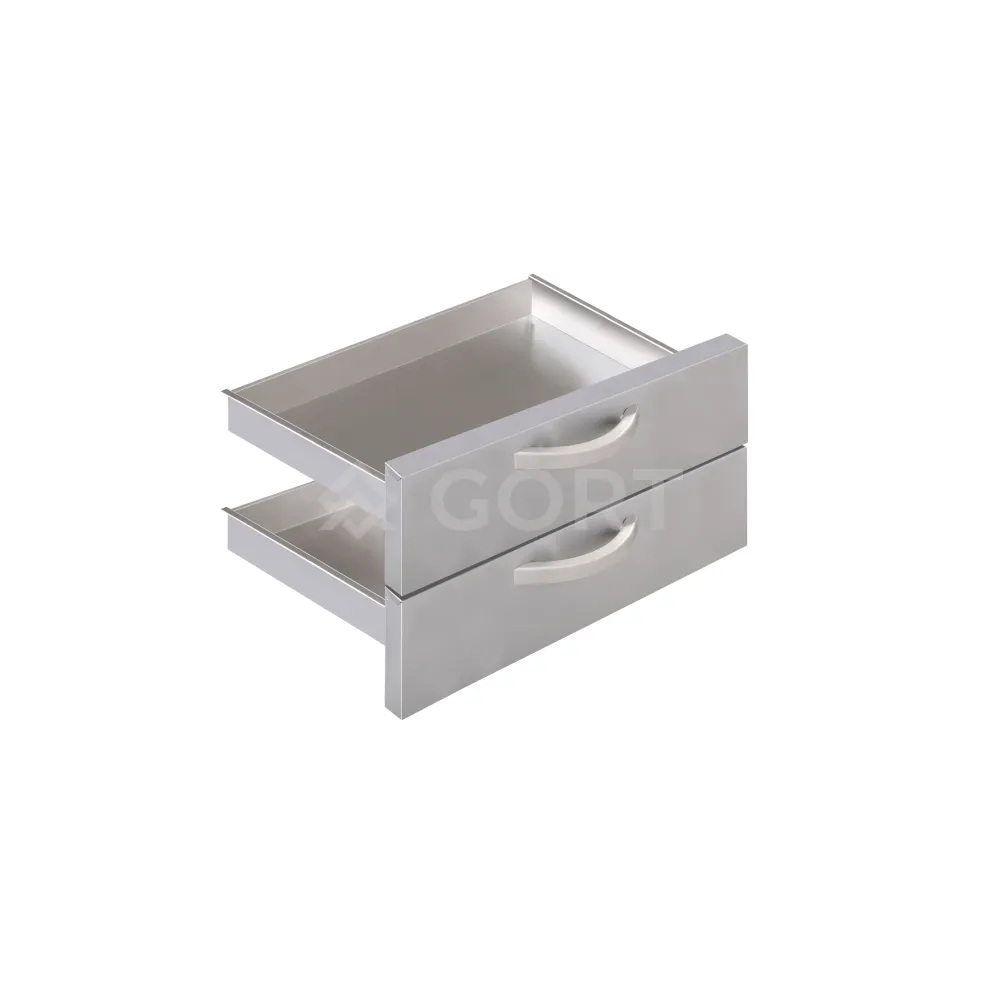 Tiroirs 2 x GN2/1-100mm, 800 (GY7V010)