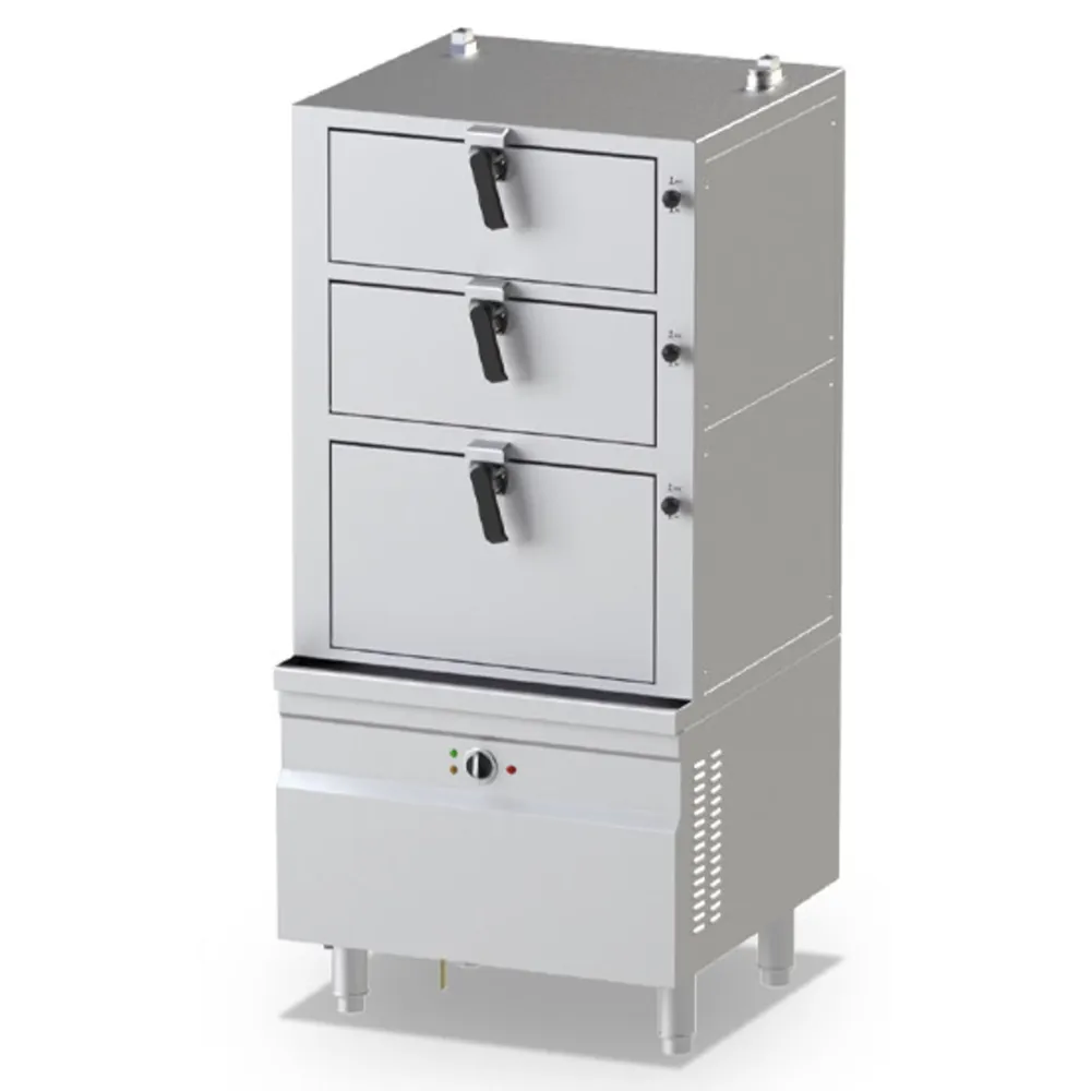 Marmite à vapeur électrique à trois chambres (NESCD990)