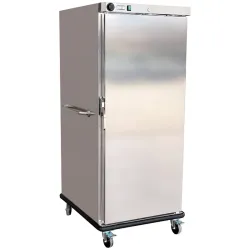 ARMOIRE CHAUDE INOX SUR ROULETTES HE540