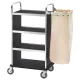 Chariot à linge avec étagères CA1505