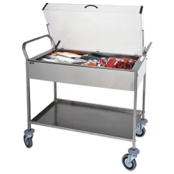 Chariot de service en acier inoxydable CA1165