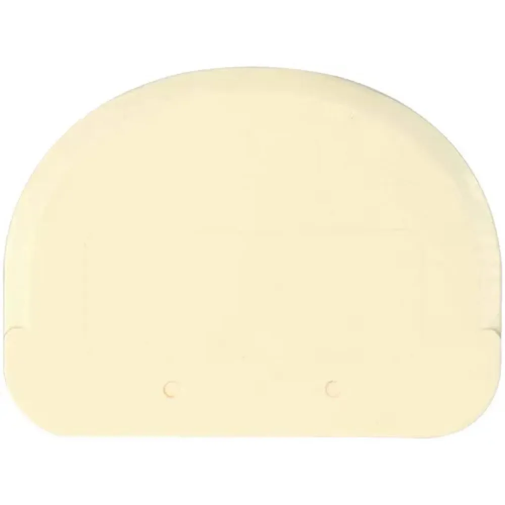 Grattoir pour pâte demi‑circulaire – lot de 6 pièces, 120 x 88 mm (554166)