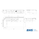 \Ligne cantine 5677/2900x800x900 mm (XCK25-0032.000.00)