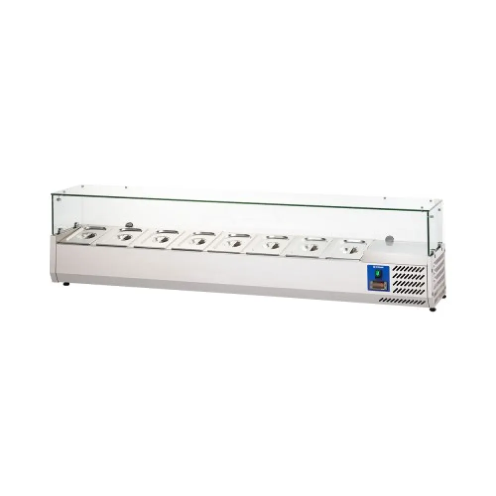 Vitrine de refroidissement 1800 mm 8 x GN1/4 (834840)