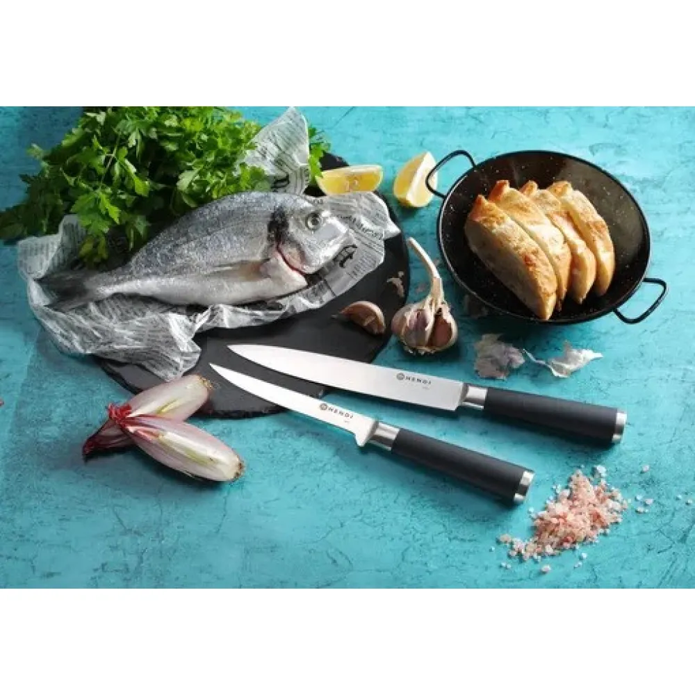 Ensemble de couteaux en acier inoxydable, 9 pièces (N975770)