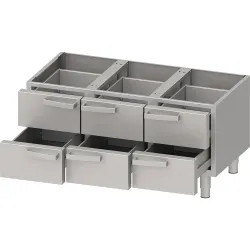 Base avec tiroirs 1200/640/600