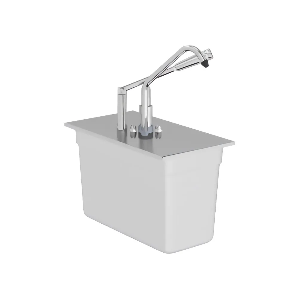 Distributeur de sauce avec pompe GN 1/4 5.25L (065804)