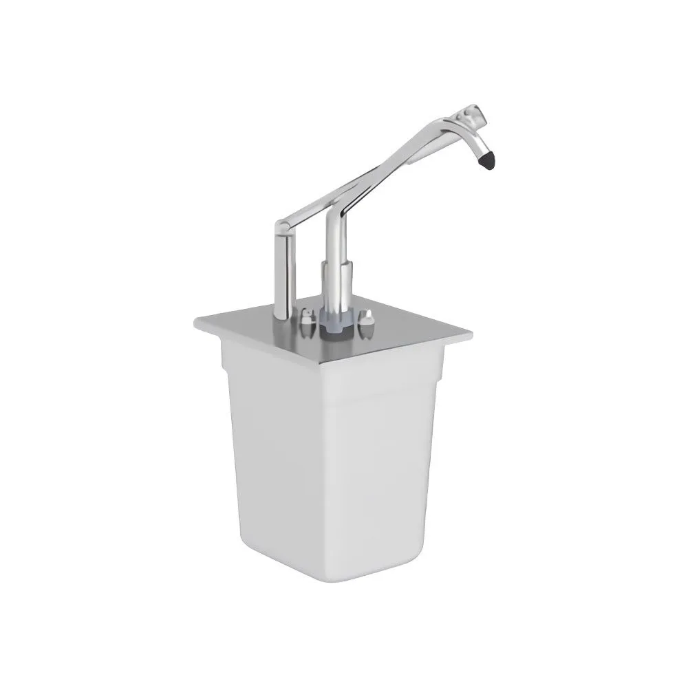 Distributeur de sauce avec pompe GN 1/6 3L 200mm (065806)
