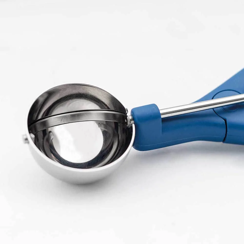 Cuillère à glace en acier avec manche en plastique 1/40 (532400)