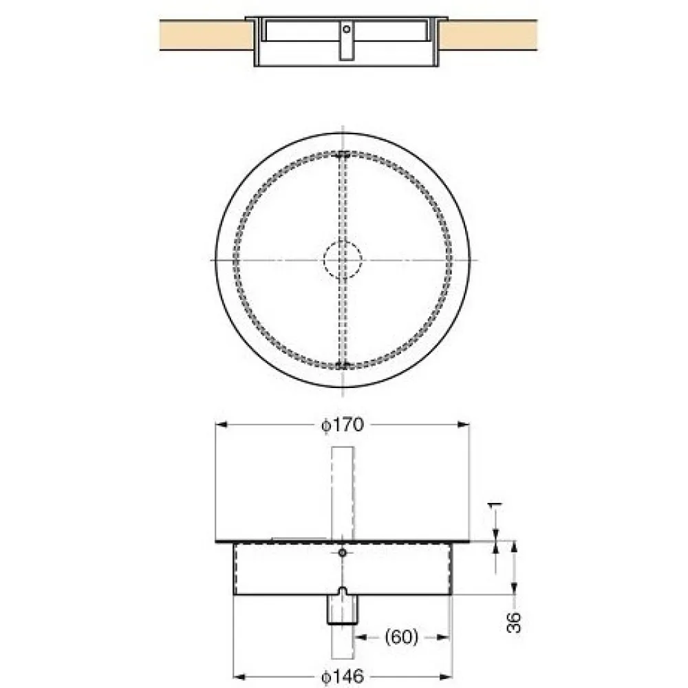 Couvercle de poubelle, rond (BHS-AD-DH)