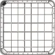 Panier pour lave-vaisselle pour assiettes, 400x400 mm (810150)