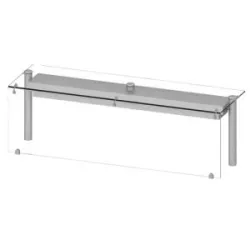 Extension de chauffage simple, fermée (angle de 90 degrés) ST277