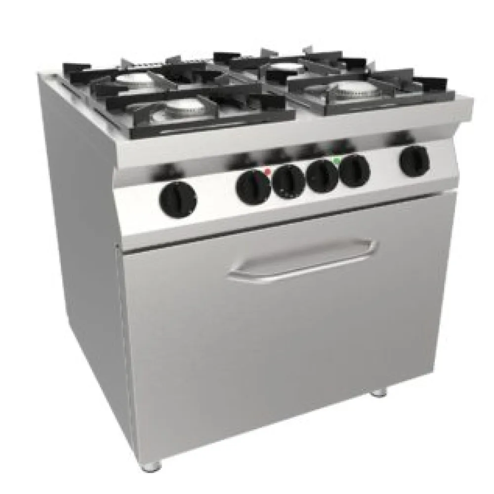 Cuisinière à gaz avec four électrique FAST F7/KUG4LE