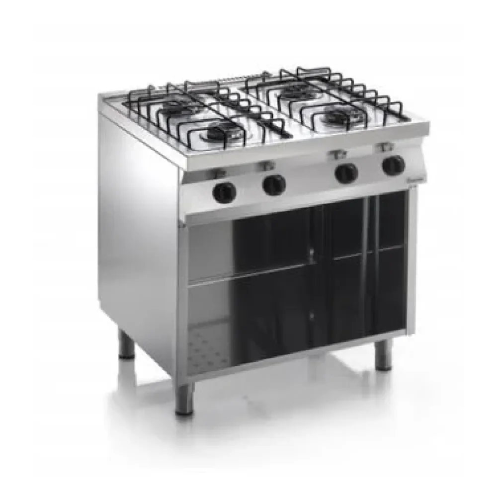Cuisinière à gaz avec armoire neutre FAST F7/FUG4BA